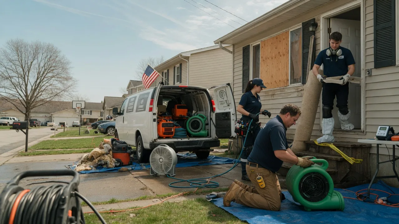 Water Damage Restoration in Dustin, OK near me